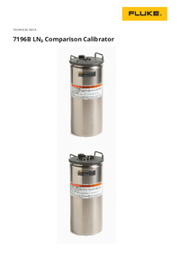 Thumbnail of document Data Sheet - 7196B LN2 Comparison Calibrator